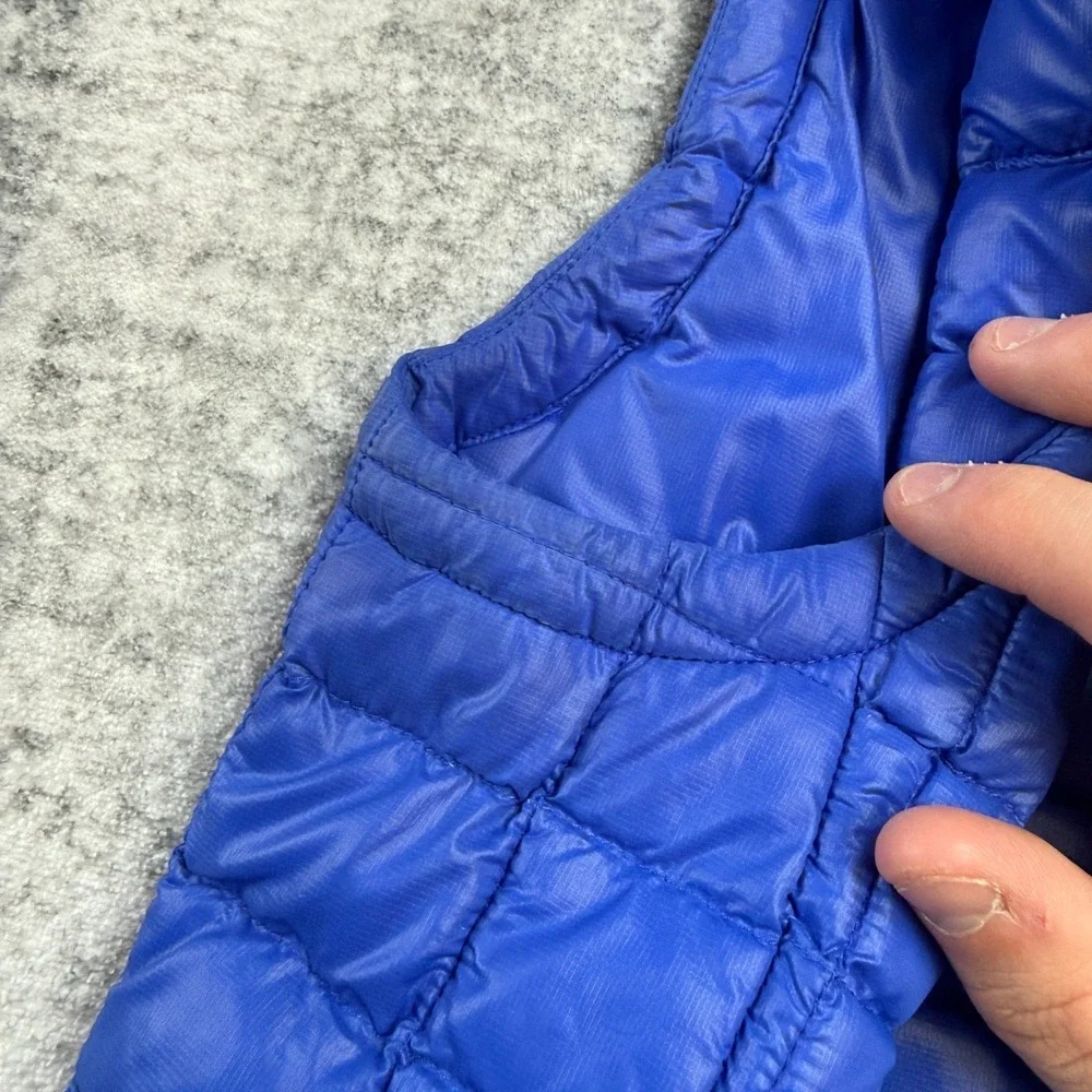 The North Face Thermoball‎ Eco Vest Mens Medium Blue Quilted Puffer Insulated
